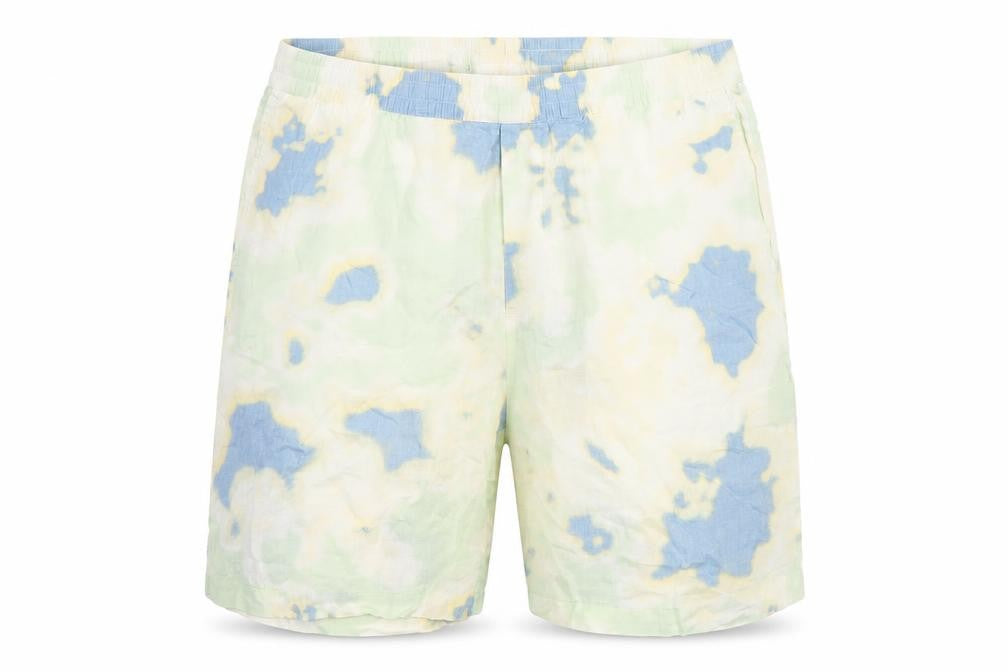 H&M Men’s XL Multicoloured Linen Relaxed Fit Summer Shorts Pockets
