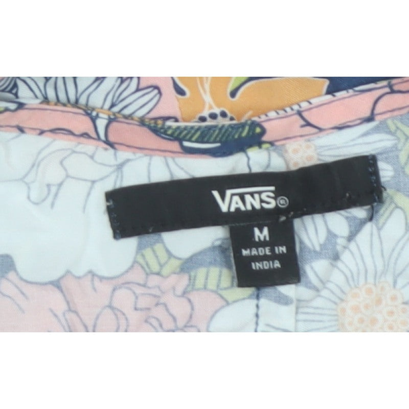 Vans Women's Multicoloured Floral Halter A-Line Mini Dress Size M