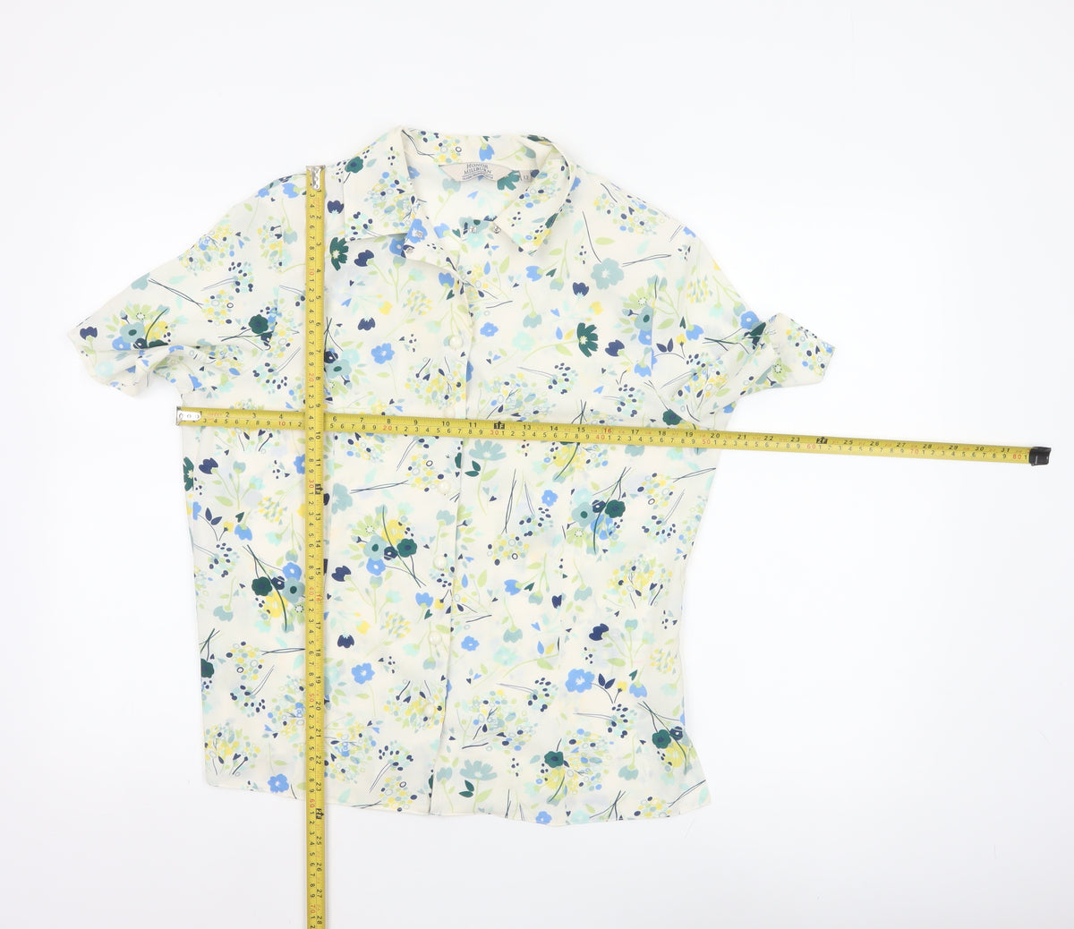 Honor Millburn Women’s Multicoloured Floral Button-Up Blouse Size 12