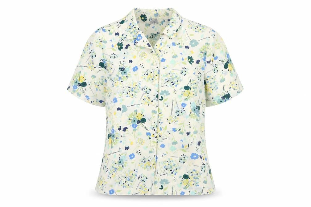 Honor Millburn Women’s Multicoloured Floral Button-Up Blouse Size 12