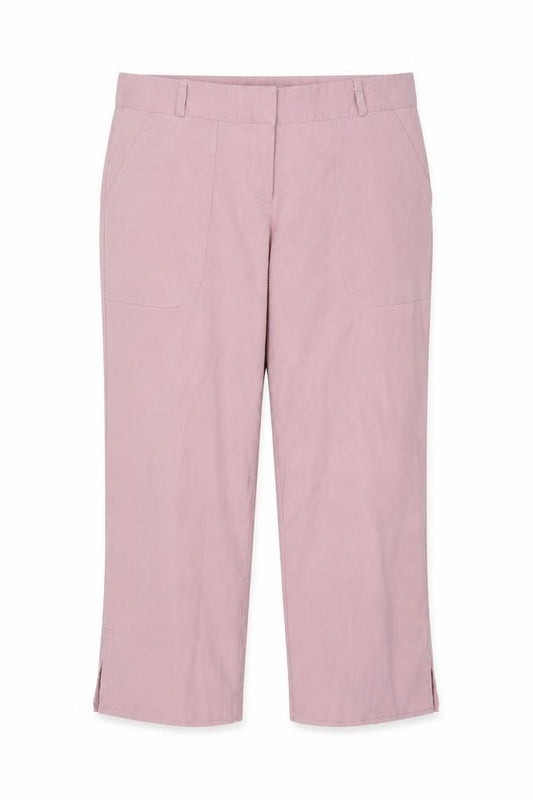 Pilot Women Pink Size 14 Straight Leg Dress Trousers Pockets
