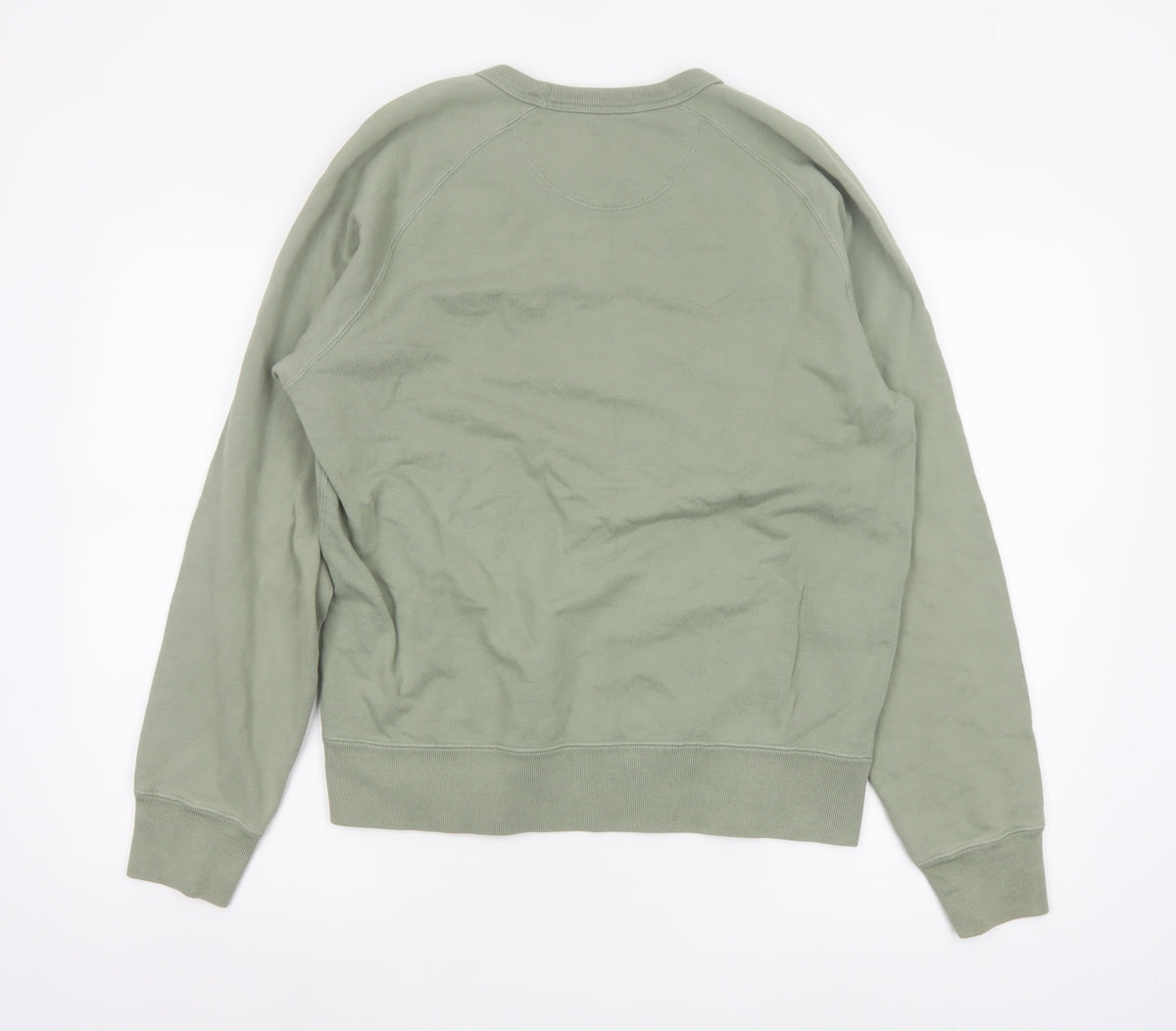 Uniqlo Men’s Green S Crew Neck Pullover Cotton Sweatshirt