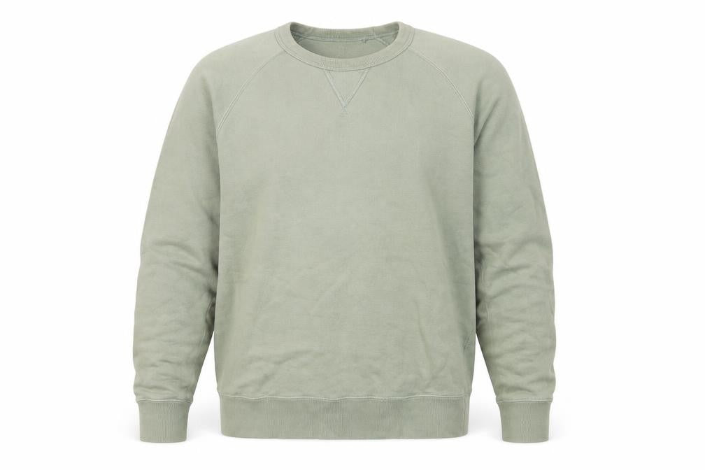 Uniqlo Men’s Green S Crew Neck Pullover Cotton Sweatshirt
