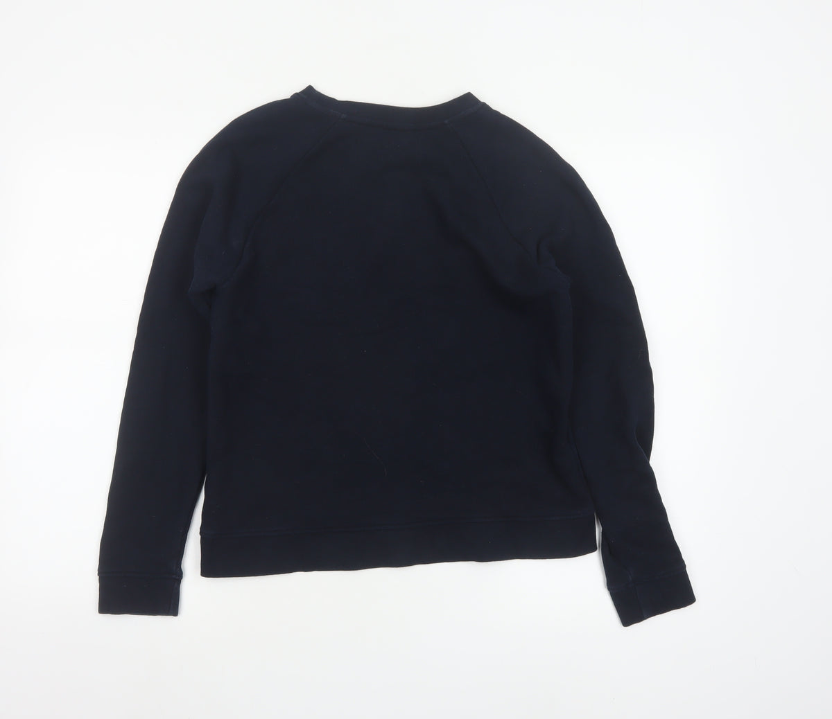 Whistles Women’s Black S Weekend Logo Cotton Pullover Sweatshirt