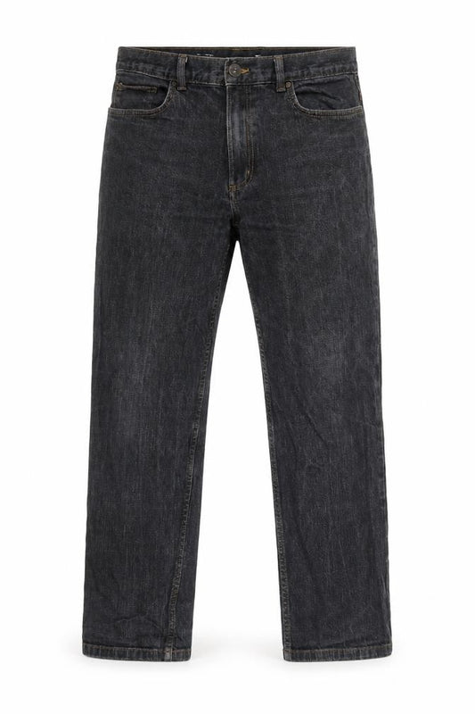 Tu Men’s Black Straight Jeans W36 L30 Cotton Stretch 5 Pocket
