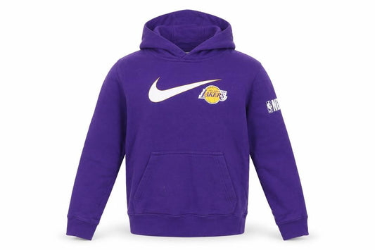 Nike Boys Purple M 10-11 Years LA Lakers NBA Pullover Hoodie