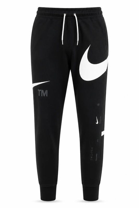 Nike Men’s Black M Logo Graphic Fleece Jogger Trousers