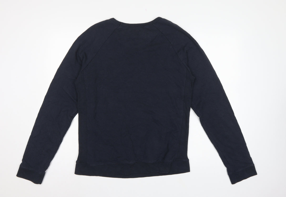 BAM Men’s Navy M Crew Neck Pullover Bamboo Sweatshirt