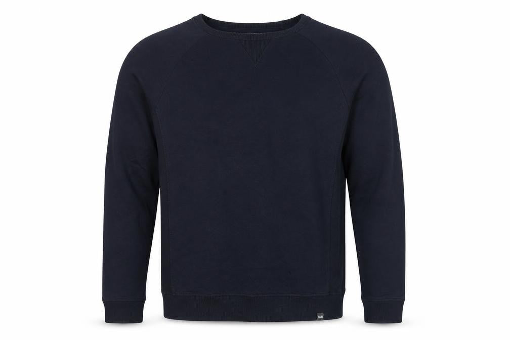 BAM Men’s Navy M Crew Neck Pullover Bamboo Sweatshirt