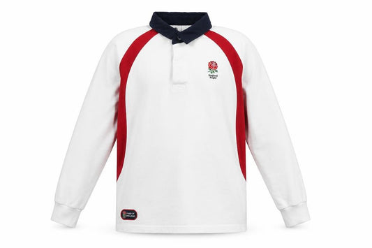 England Rugby Boys Multicoloured 11-12 Years Long Sleeve Polo Jersey