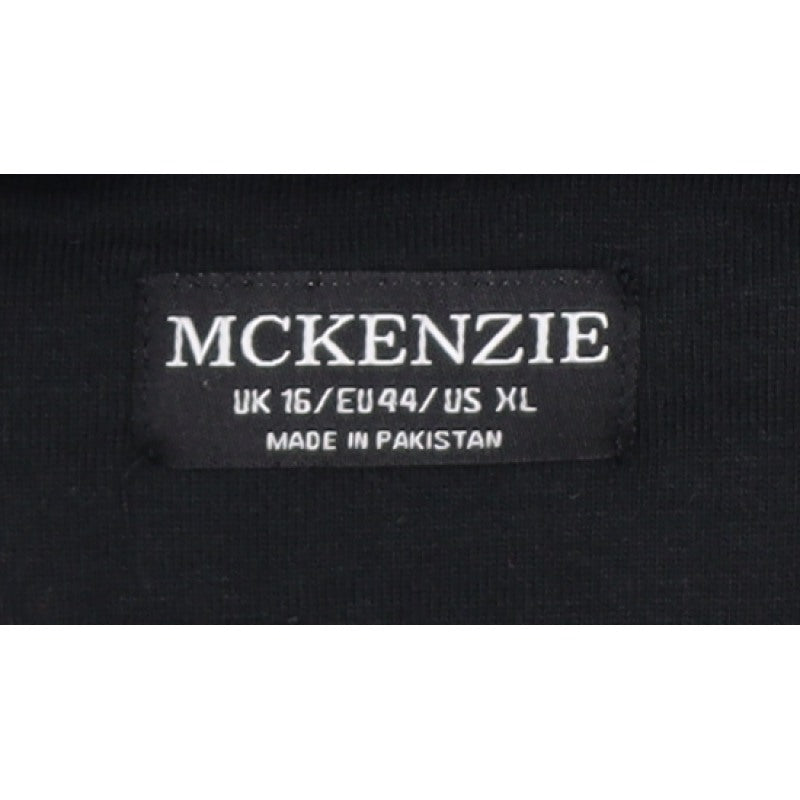 McKenzie Women's Black Logo Pullover Hoodie UK 16 XL Drawstring