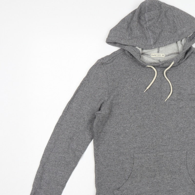 Marine Layer Women’s Grey XS Pullover Hoodie Kangaroo Pocket