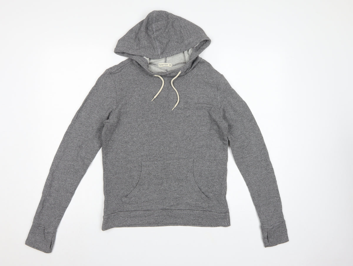 Marine Layer Women’s Grey XS Pullover Hoodie Kangaroo Pocket