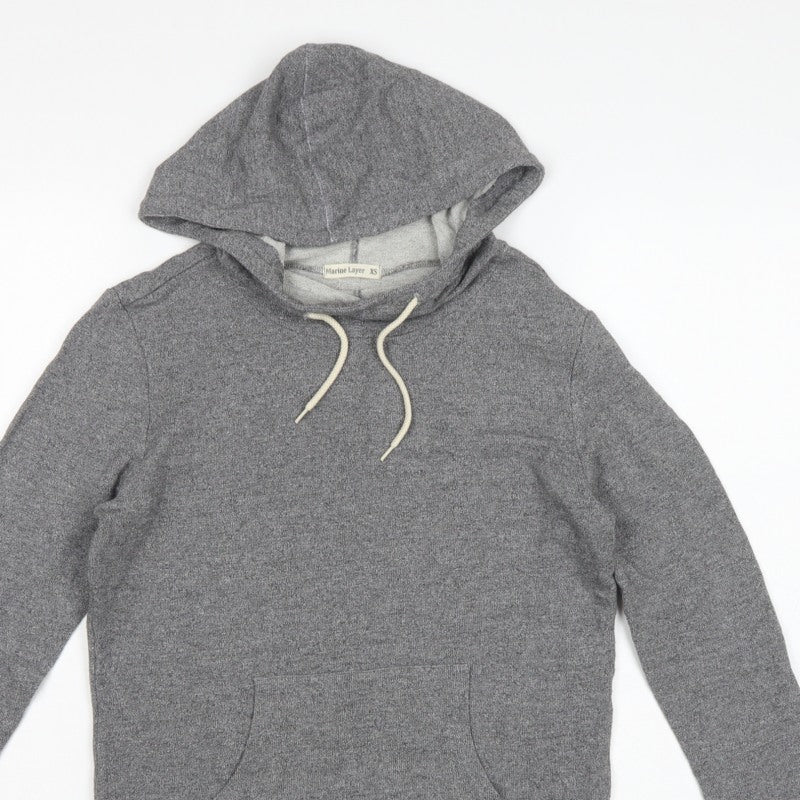 Marine Layer Women’s Grey XS Pullover Hoodie Kangaroo Pocket