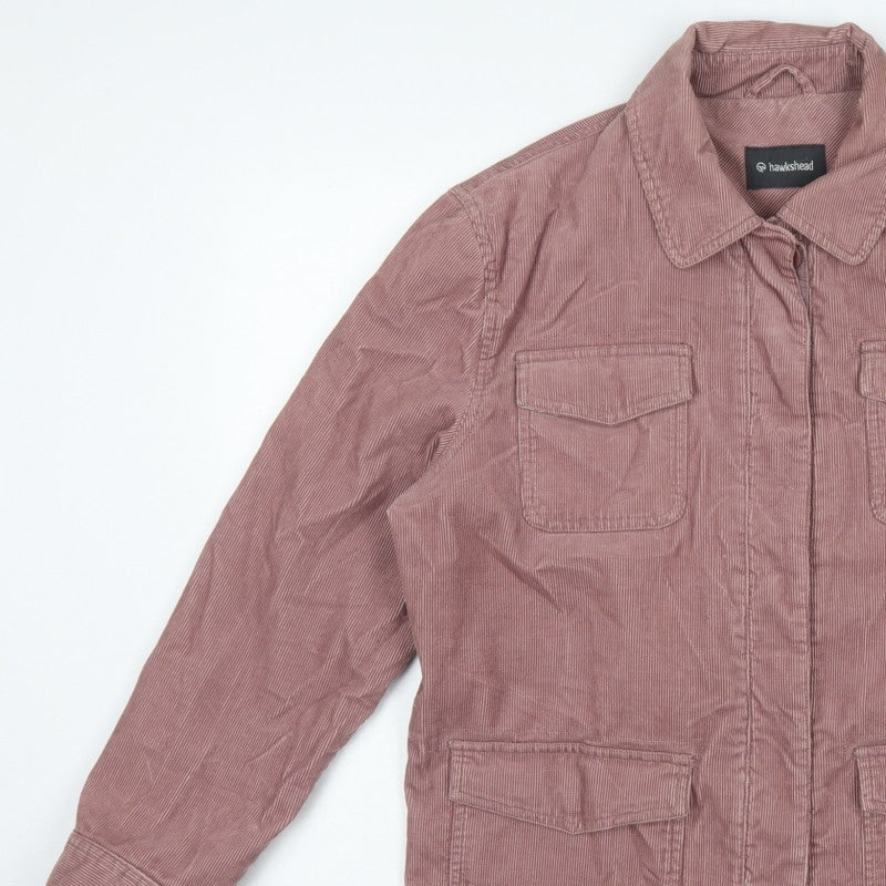 Hawkshead Women's Pink UK 16 Corduroy Military Jacket