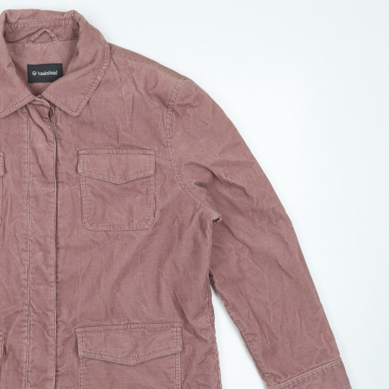 Hawkshead Women's Pink UK 16 Corduroy Military Jacket