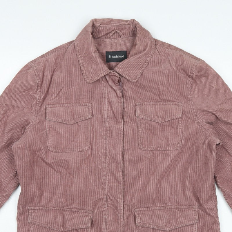 Hawkshead Women's Pink UK 16 Corduroy Military Jacket
