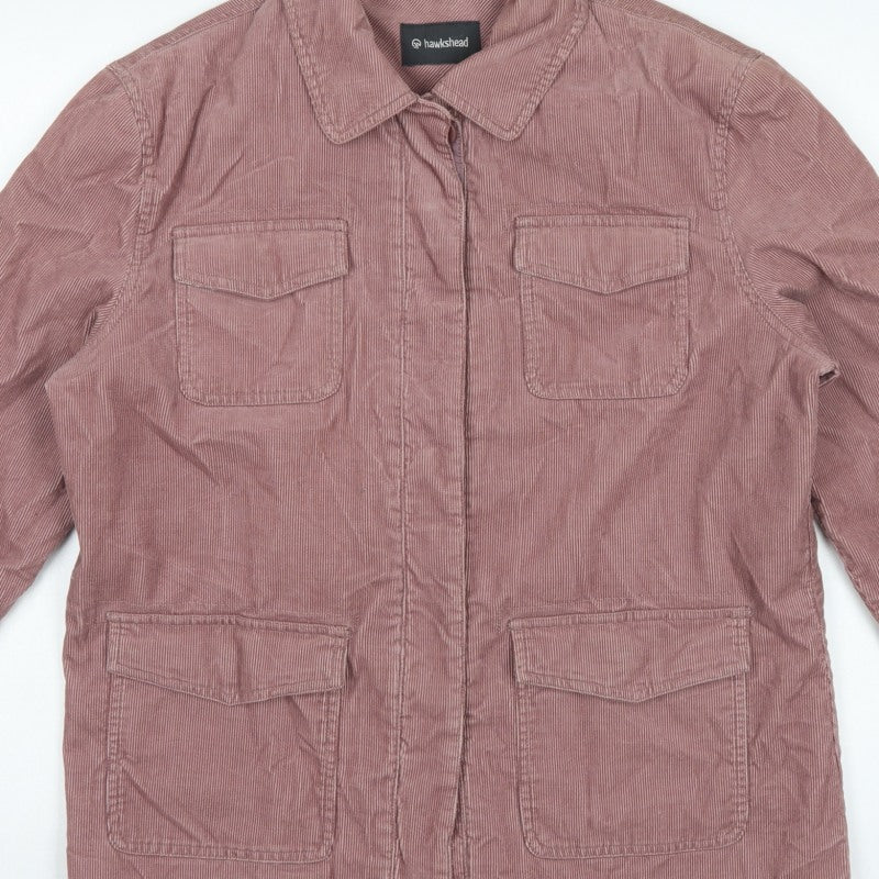 Hawkshead Women's Pink UK 16 Corduroy Military Jacket