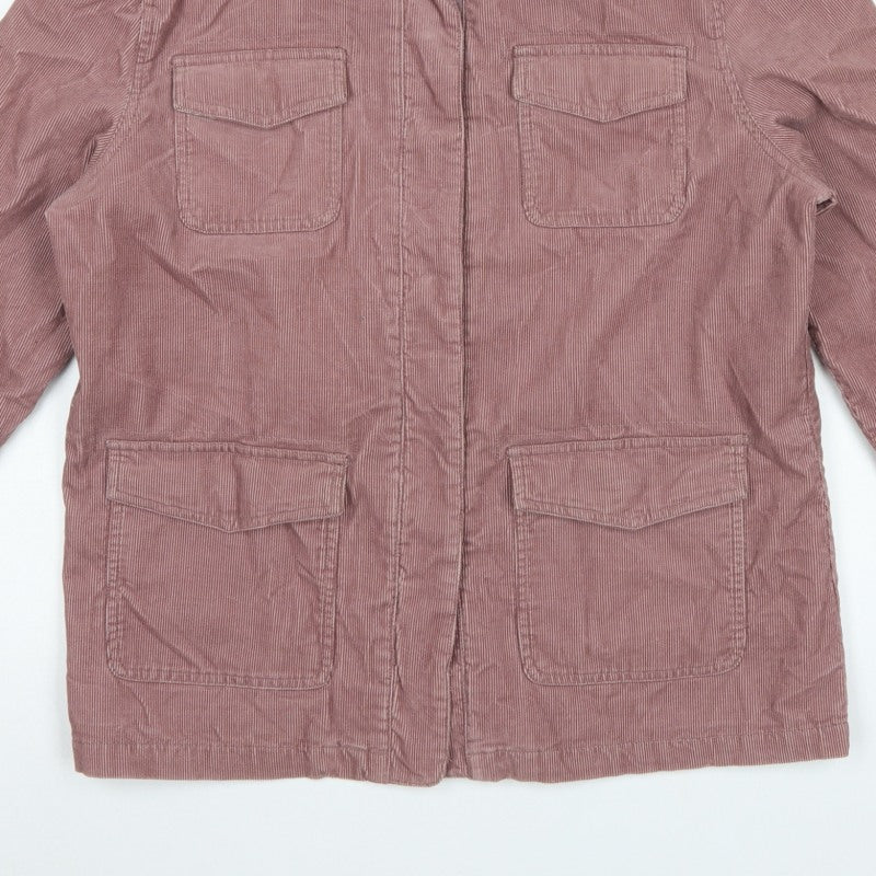 Hawkshead Women's Pink UK 16 Corduroy Military Jacket