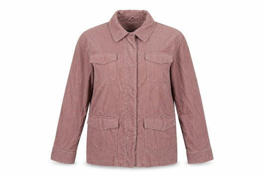 Hawkshead Women's Pink UK 16 Corduroy Military Jacket