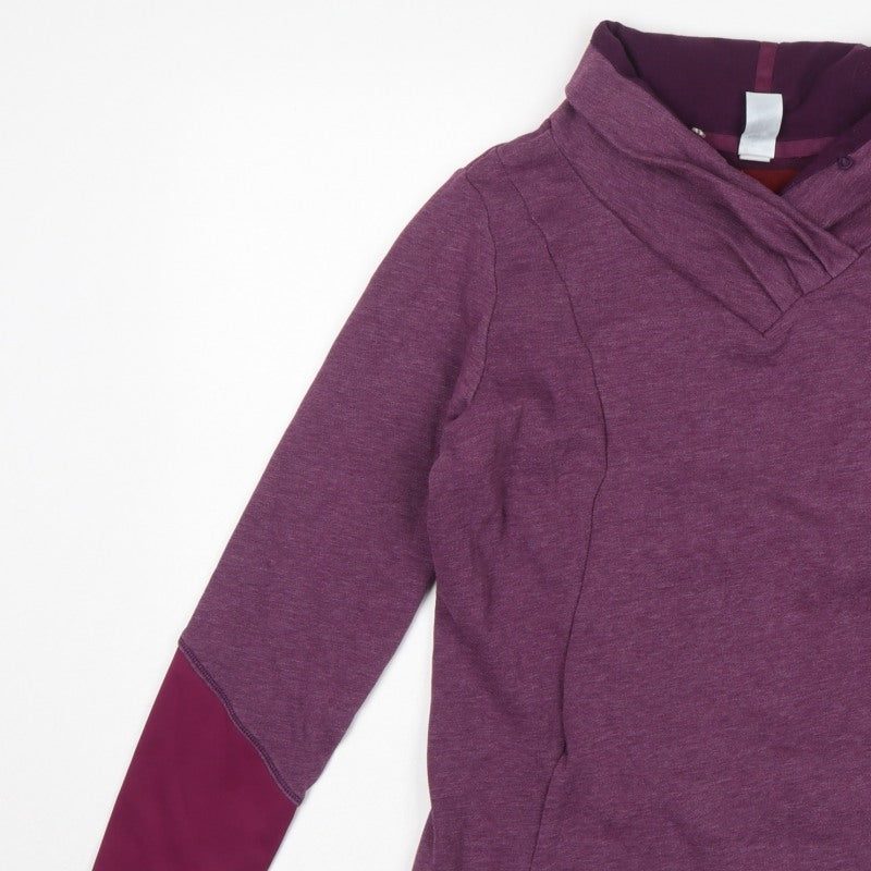Quechua Women’s Purple Size 8 Hooded Pullover Hiking Sweatshirt