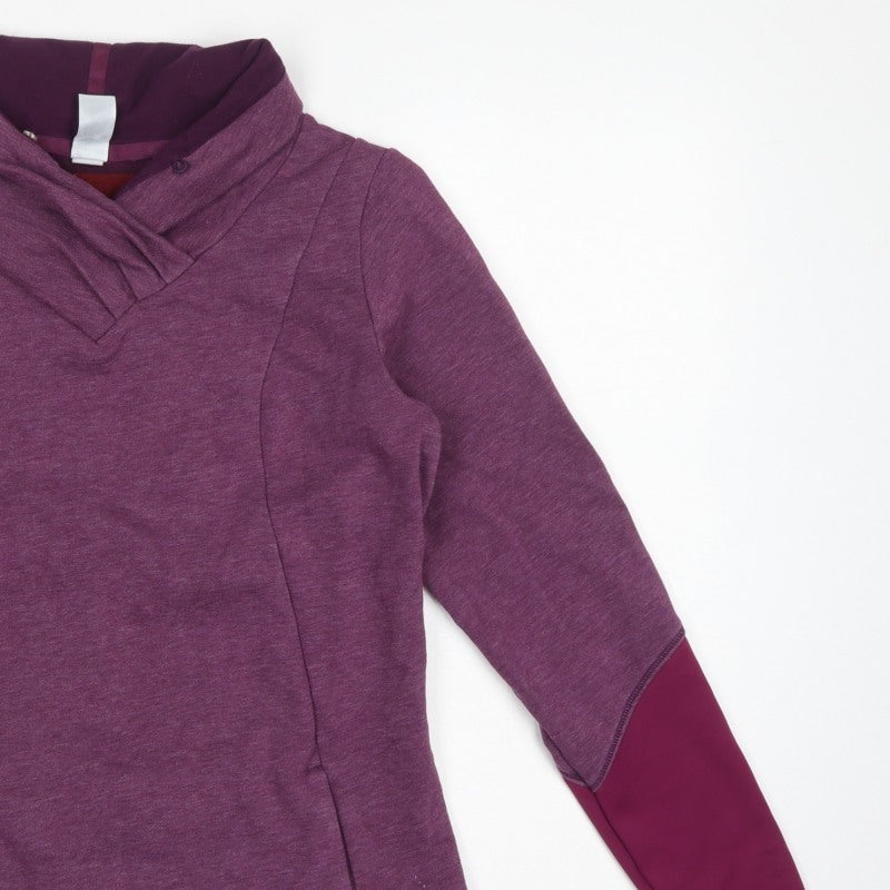 Quechua Women’s Purple Size 8 Hooded Pullover Hiking Sweatshirt