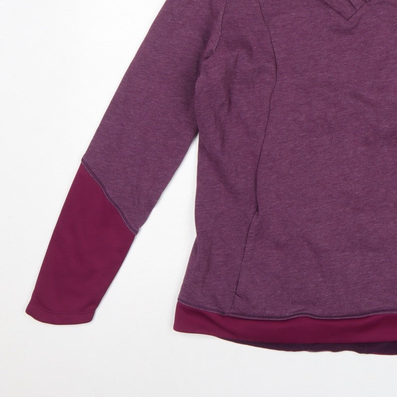 Quechua Women’s Purple Size 8 Hooded Pullover Hiking Sweatshirt