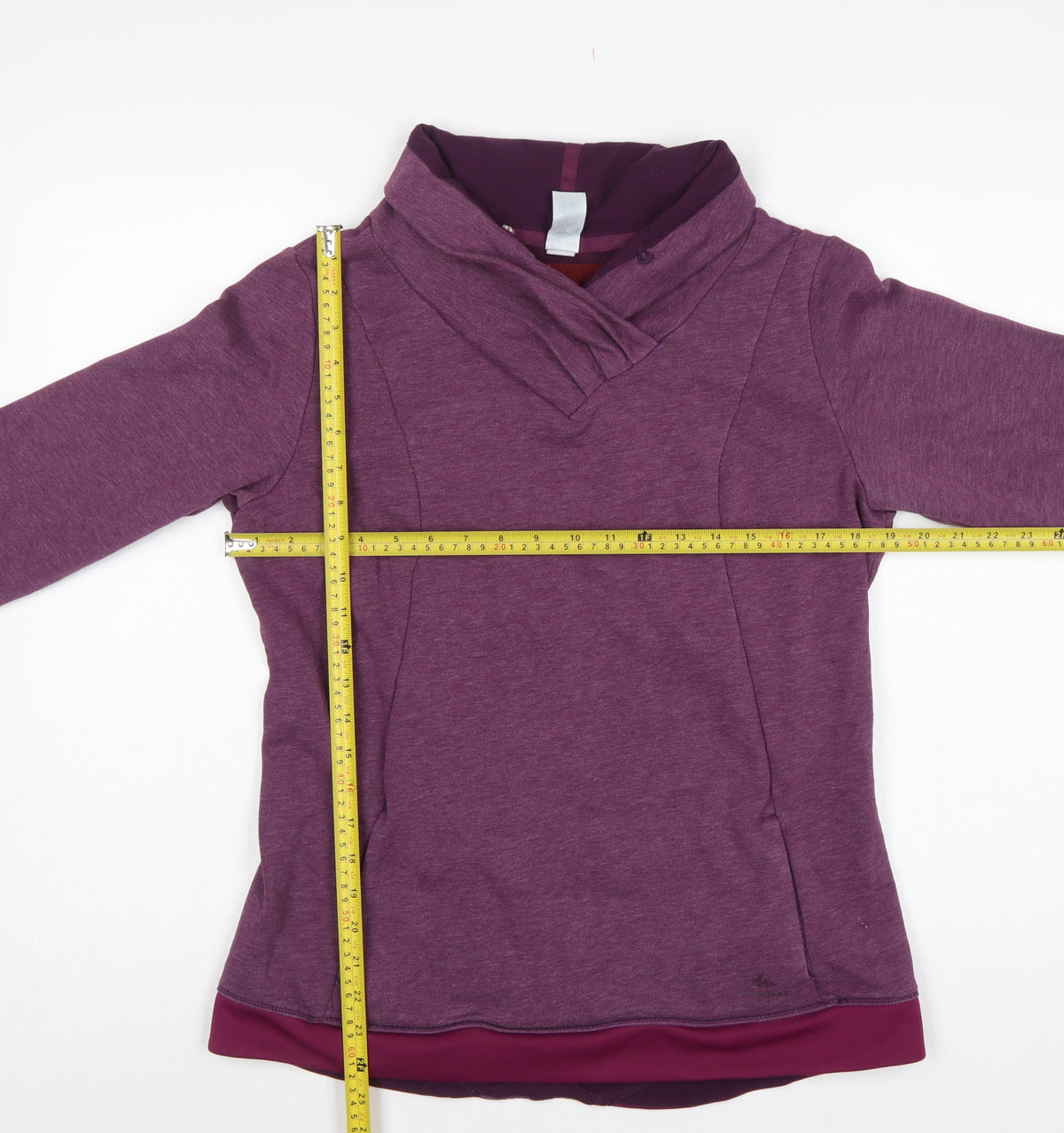 Quechua Women’s Purple Size 8 Hooded Pullover Hiking Sweatshirt