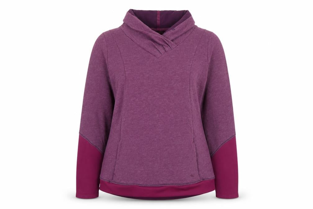 Quechua Women’s Purple Size 8 Hooded Pullover Hiking Sweatshirt