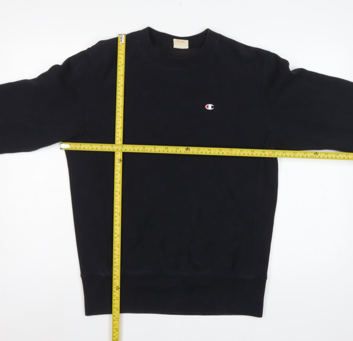 Champion Men’s Black M Reverse Weave Logo Crew Neck Sweatshirt