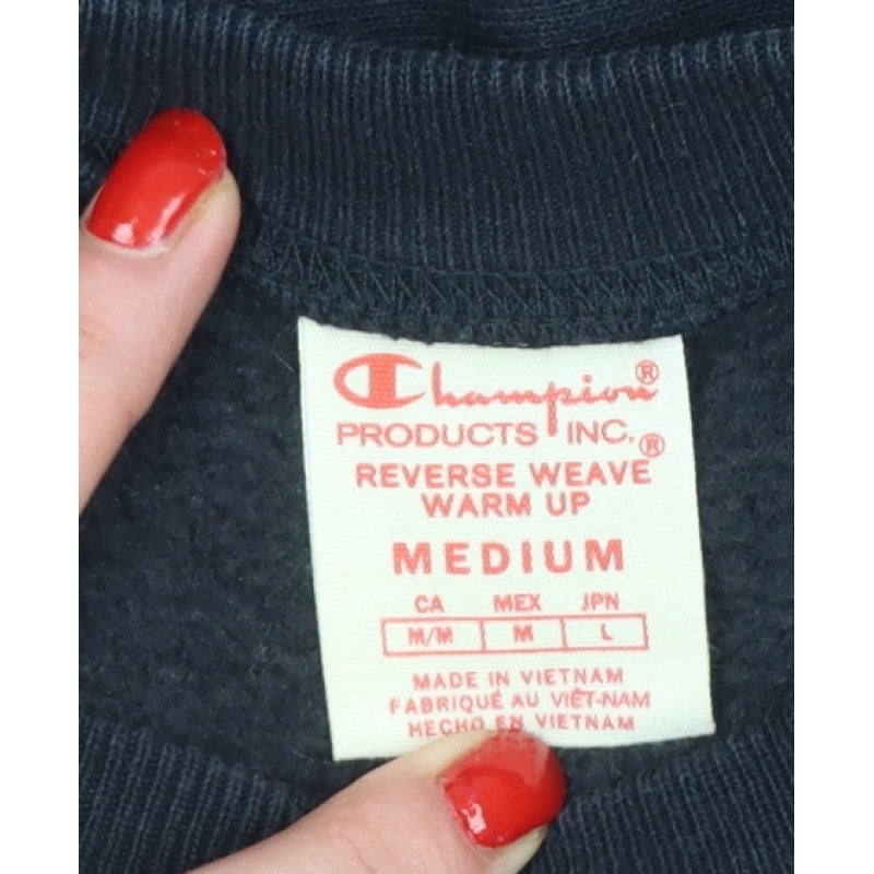 Champion Men’s Black M Reverse Weave Logo Crew Neck Sweatshirt