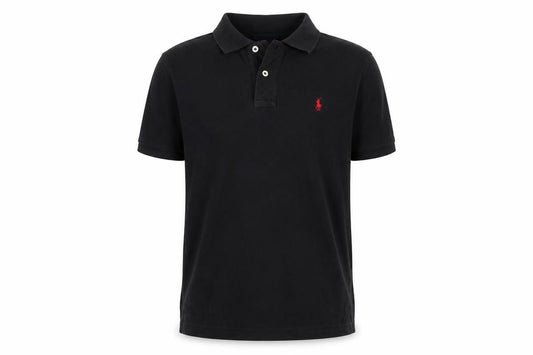 Polo Ralph Lauren Boys Black 14-15 Years Classic Short Sleeve Polo Shirt