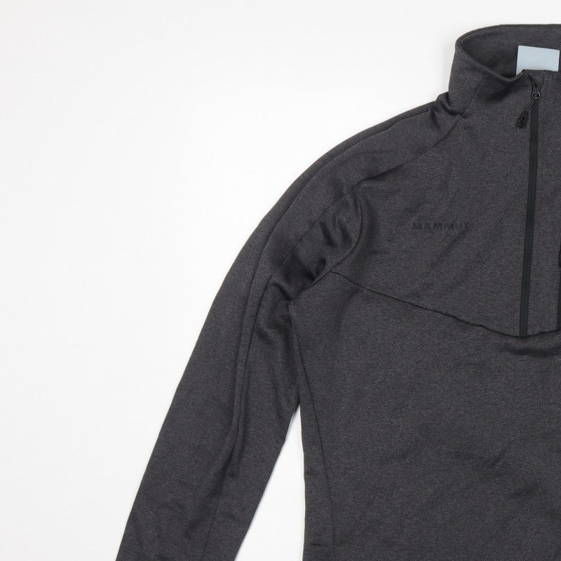 Mammut Men’s Grey L 1/2 Zip High Neck Outdoor Sweatshirt