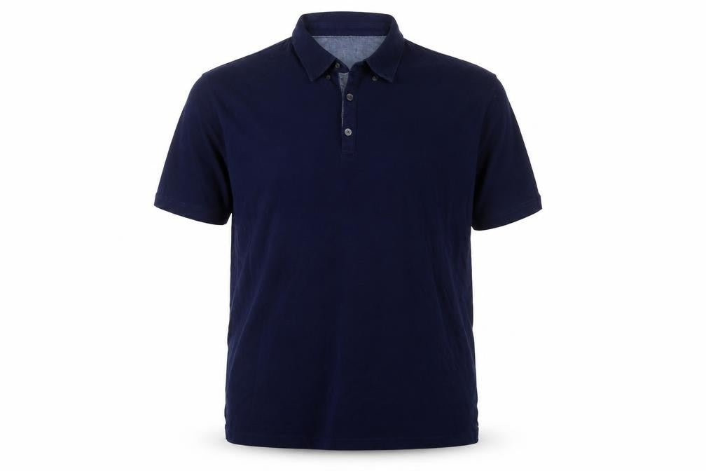 Jasper Conran Men’s Blue 2XL Short Sleeve Button-Down Polo Shirt
