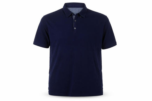 Jasper Conran Men’s Blue 2XL Short Sleeve Button-Down Polo Shirt
