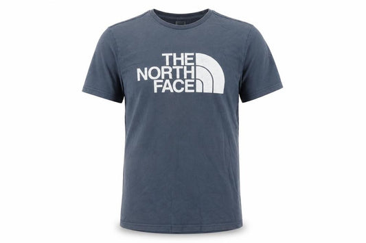 The North Face Men's Blue S Logo Graphic Crew Neck T-Shirt