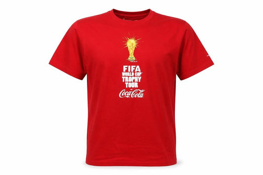Coca-Cola Men's Red M FIFA World Cup Trophy Tour Graphic T-Shirt