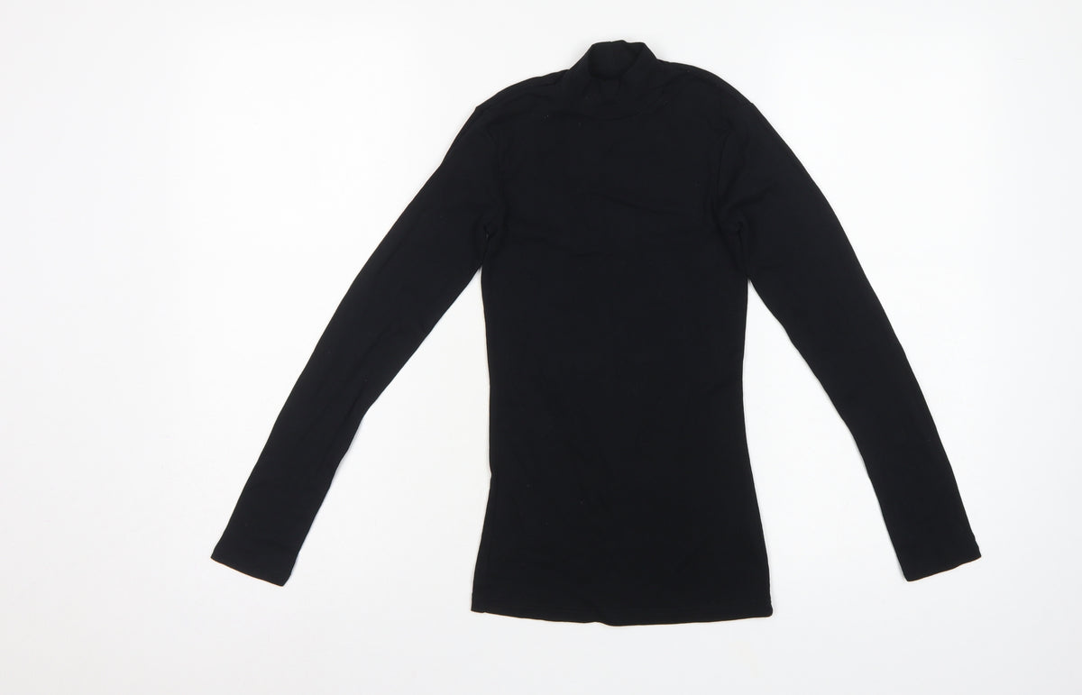 Dorothy Perkins Women’s Black UK 4 Basic Roll Neck Long Sleeve Top