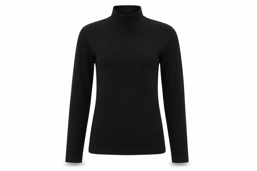 Dorothy Perkins Women’s Black UK 4 Basic Roll Neck Long Sleeve Top