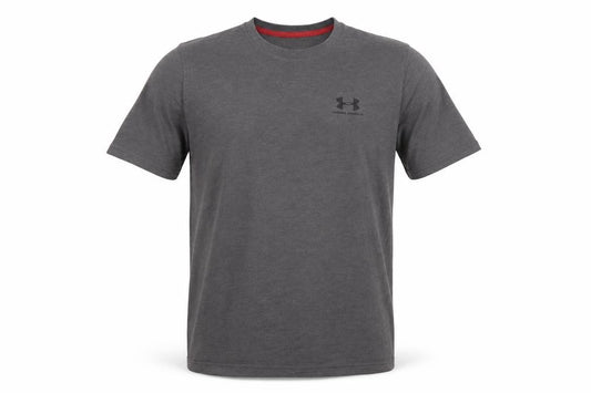 Under Armour Men’s Grey S HeatGear Loose Logo Crew Neck T-Shirt
