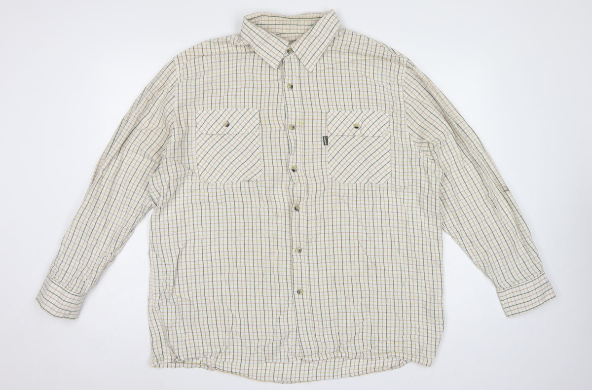 Champion Men's Multicoloured Check 2XL Classic Fit Cotton Shirt