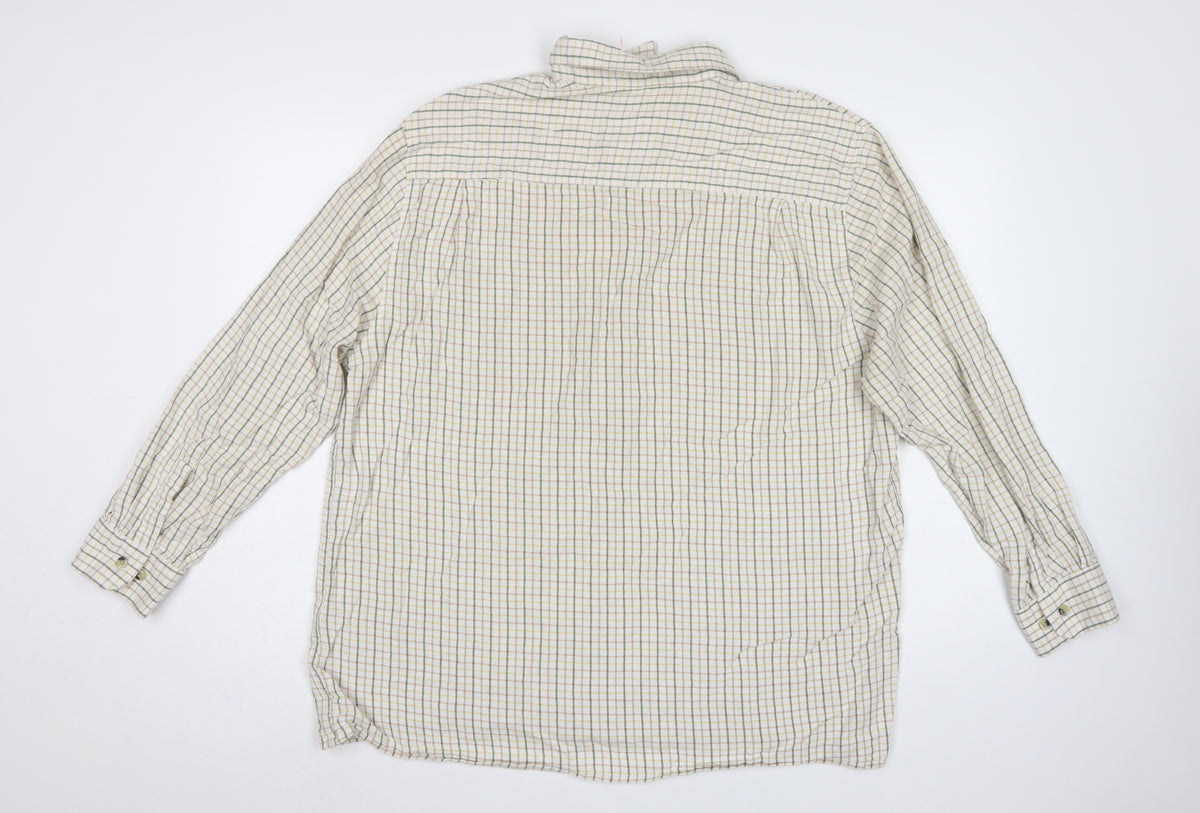 Champion Men's Multicoloured Check 2XL Classic Fit Cotton Shirt