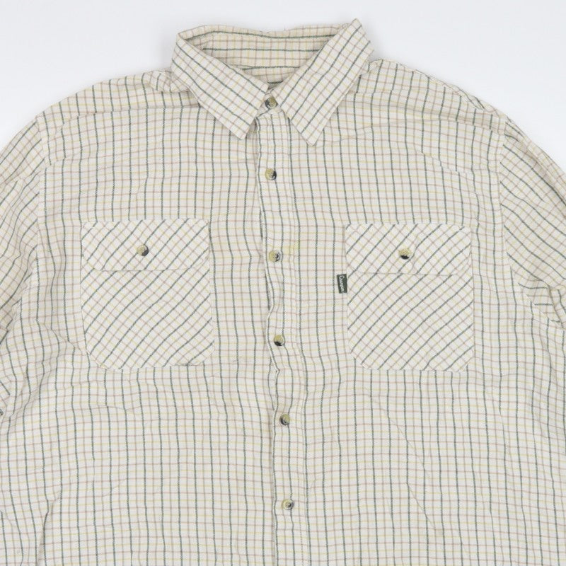Champion Men's Multicoloured Check 2XL Classic Fit Cotton Shirt