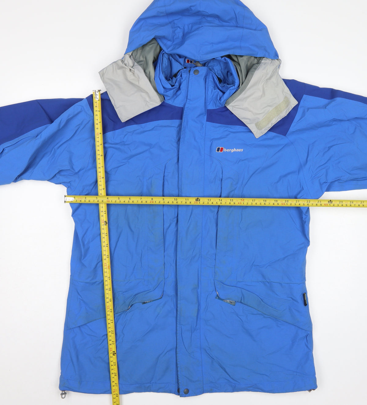 Berghaus Women's Blue Size 16 Gore-Tex Hooded Waterproof Jacket
