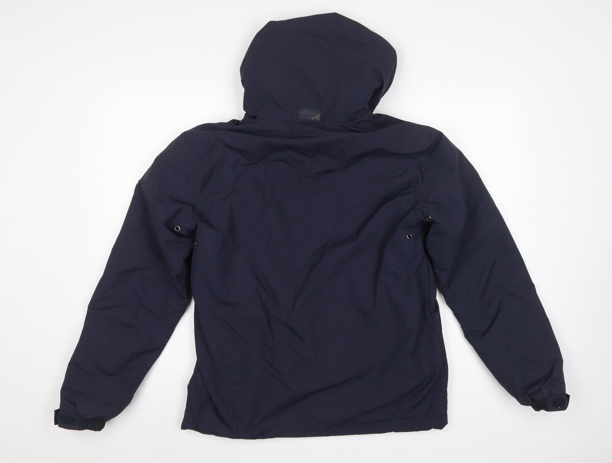 Horseware Ireland Women's Blue XS Hooded Padded Basic Jacket Full Zip