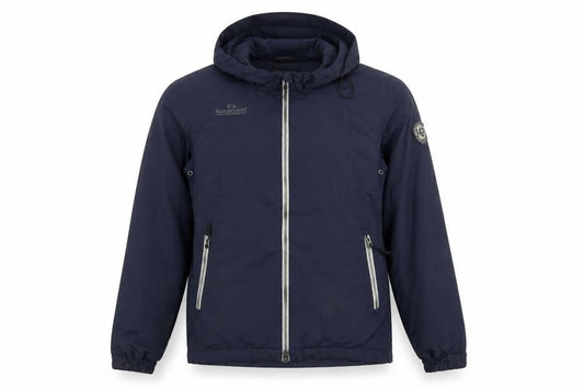 Horseware Ireland Women's Blue XS Hooded Padded Basic Jacket Full Zip