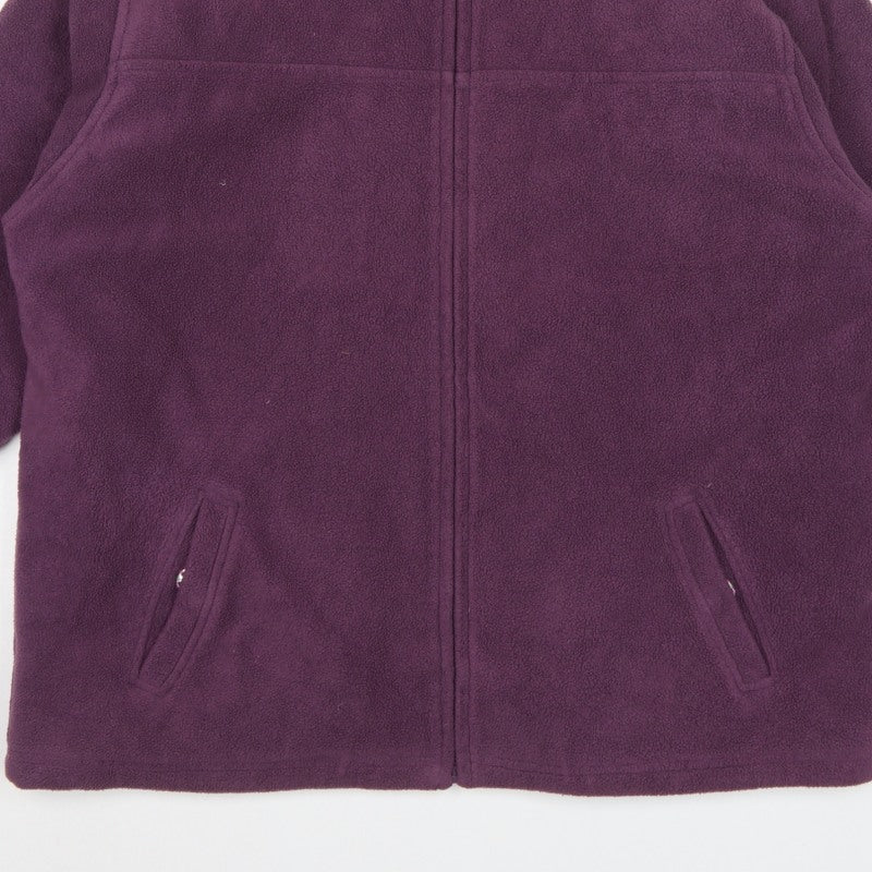 Evans Women’s Purple Fleece Full Zip Jacket Size 22 Plus