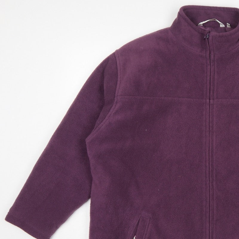 Evans Women’s Purple Fleece Full Zip Jacket Size 22 Plus