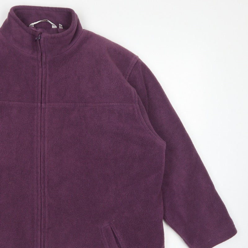 Evans Women’s Purple Fleece Full Zip Jacket Size 22 Plus
