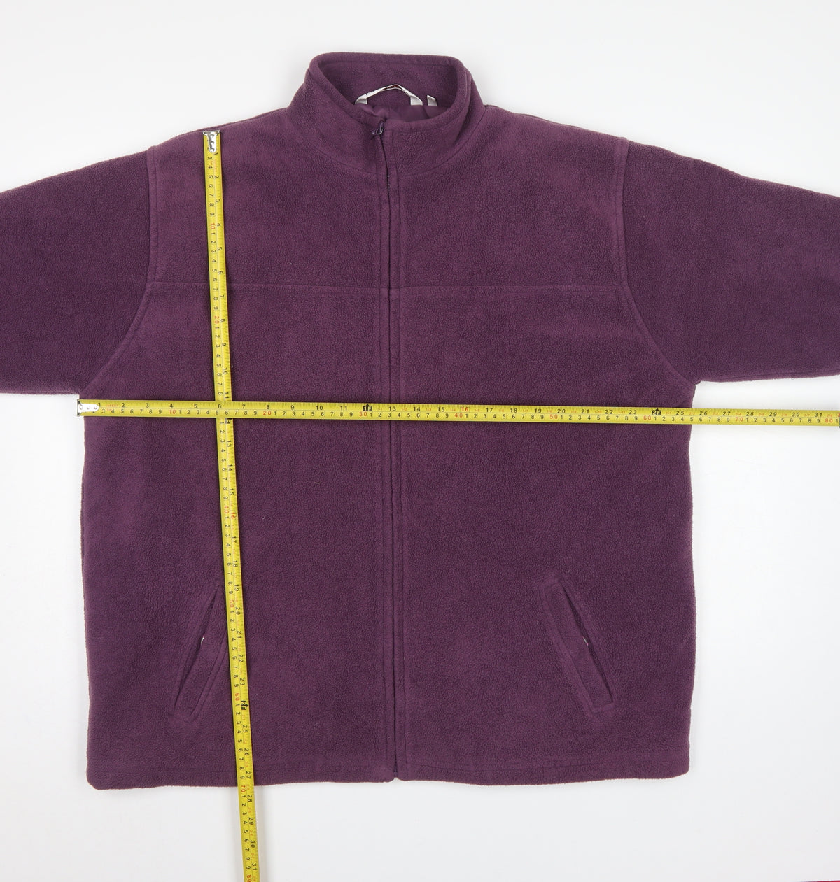 Evans Women’s Purple Fleece Full Zip Jacket Size 22 Plus